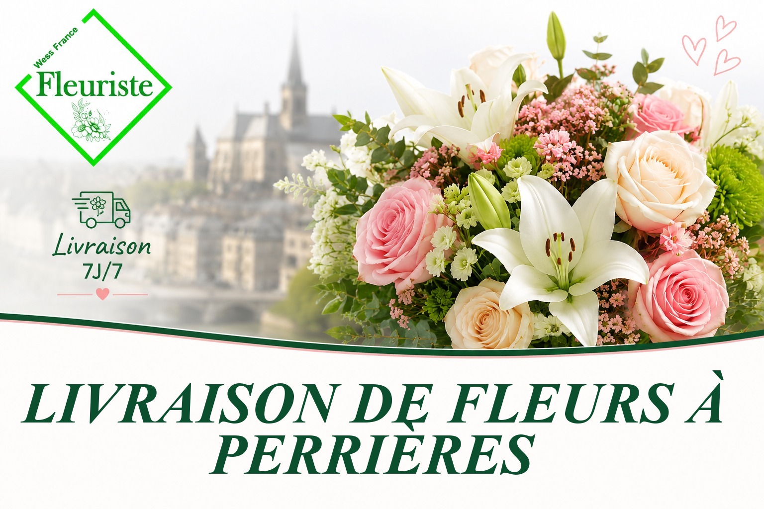 Livraison de fleurs à Perrières