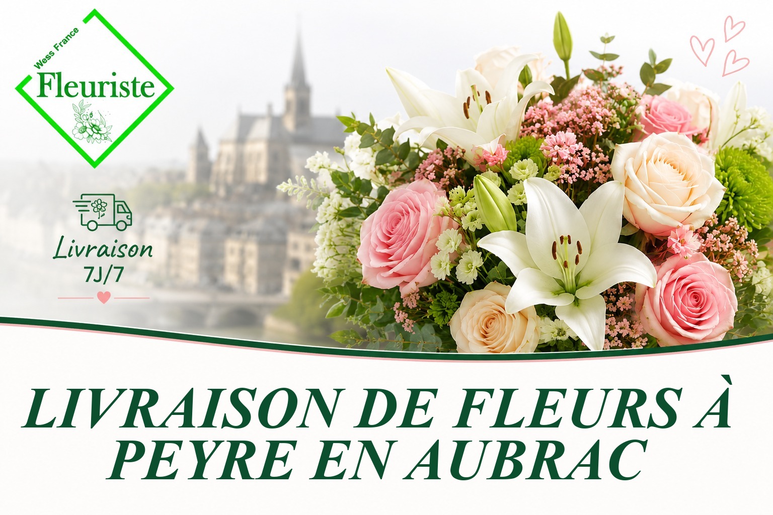 Livraison de fleurs à Peyre en Aubrac