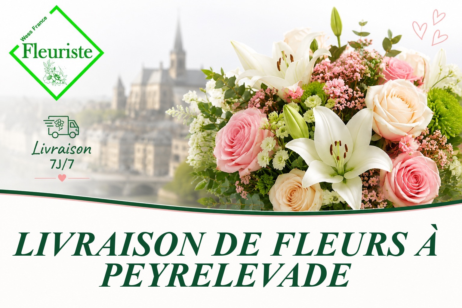 Livraison de fleurs à Peyrelevade