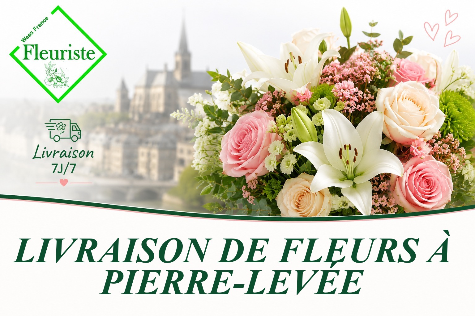Livraison de fleurs à Pierre-Levée