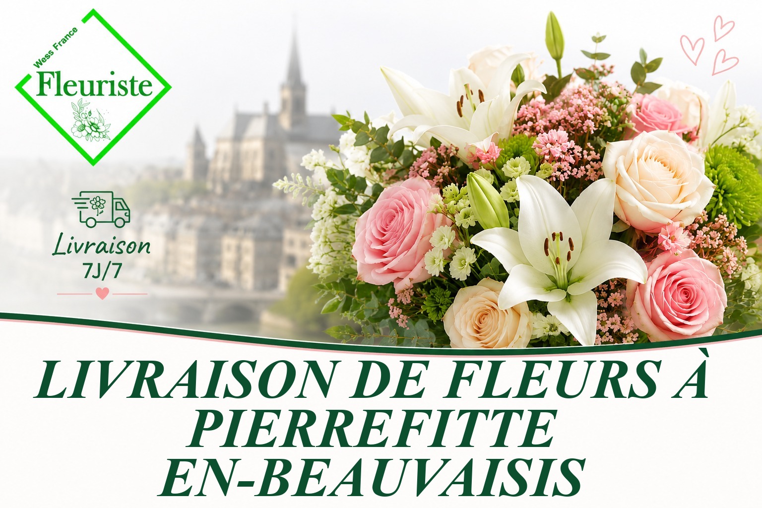 Livraison de fleurs à Pierrefitte-en-Beauvaisis