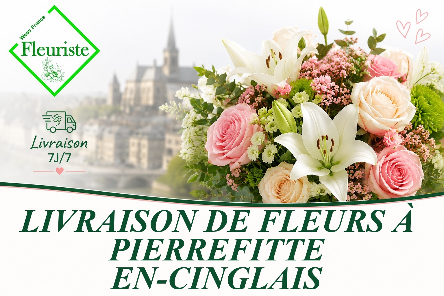 Livraison de fleurs à Pierrefitte-en-Cinglais