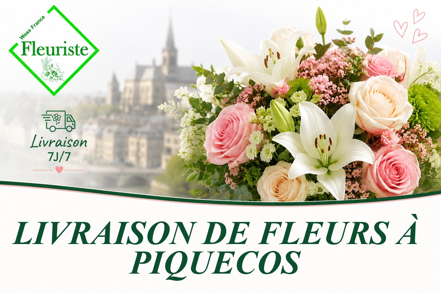 Livraison de fleurs à Piquecos