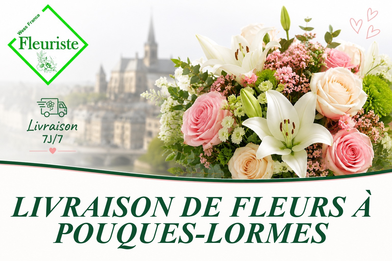 Livraison de fleurs à Pouques-Lormes