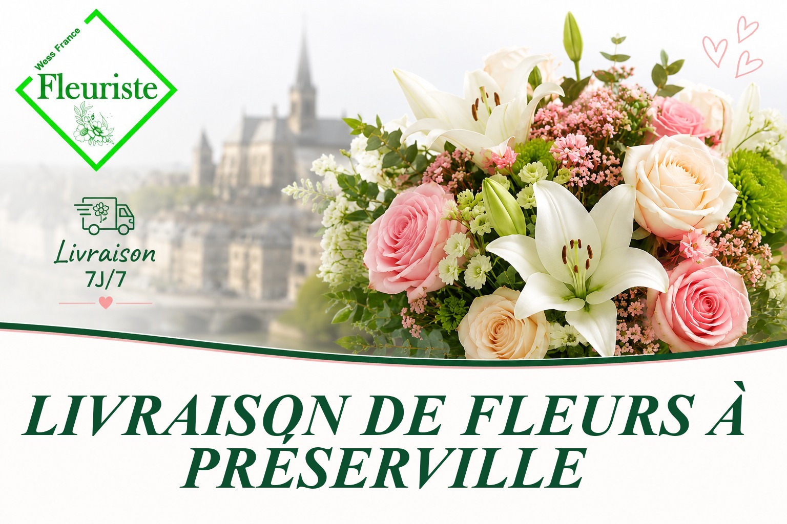 Livraison de fleurs à Préserville