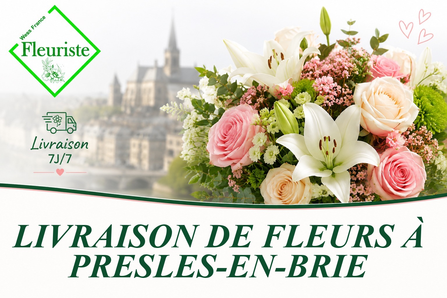 Livraison de fleurs à Presles-en-Brie