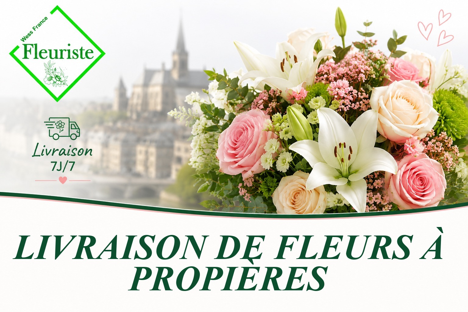 Livraison de fleurs à Propières
