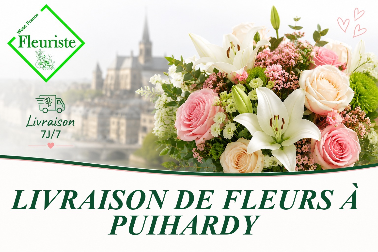 Livraison de fleurs à Puihardy