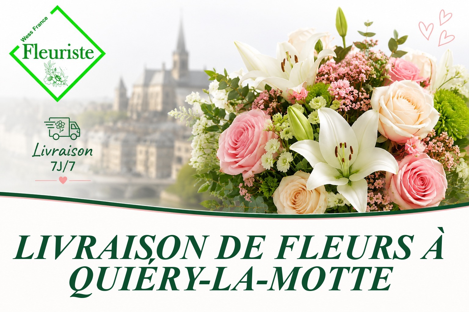 Livraison de fleurs à Quiéry-la-Motte