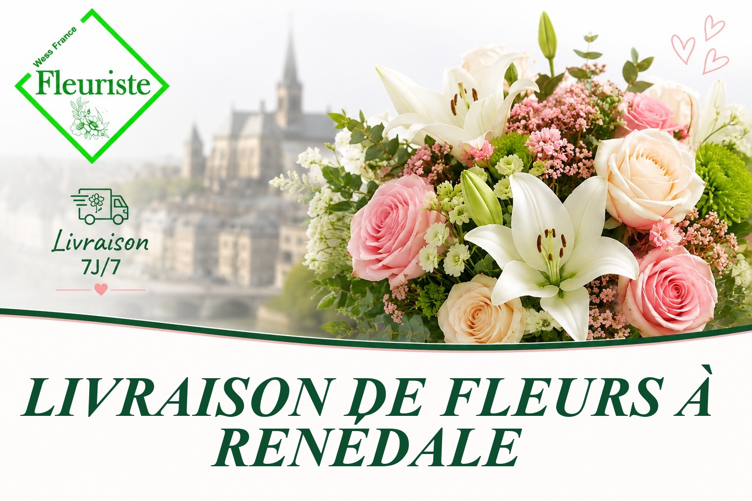 Livraison de fleurs à Renédale