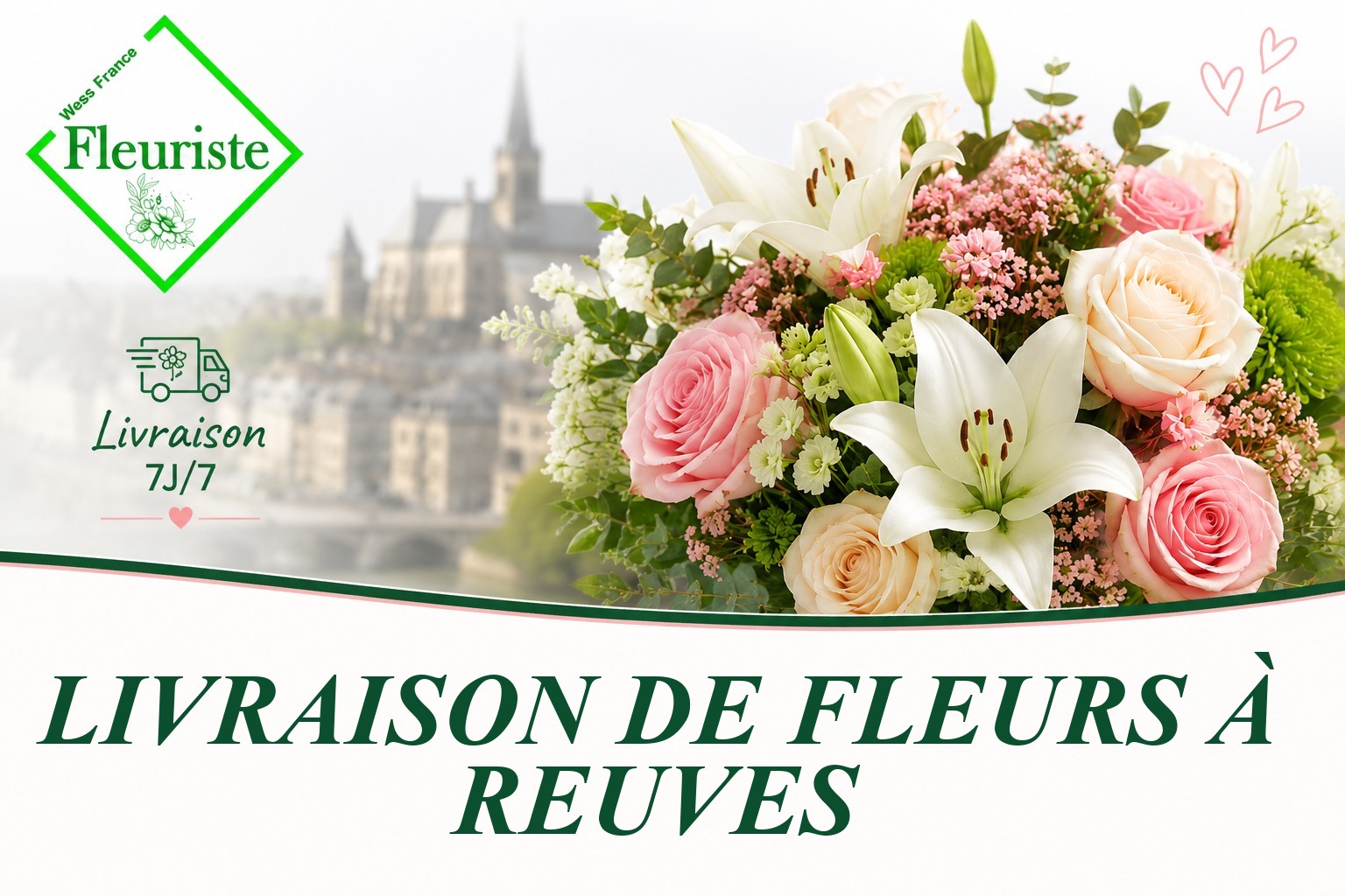 Livraison de fleurs à Reuves