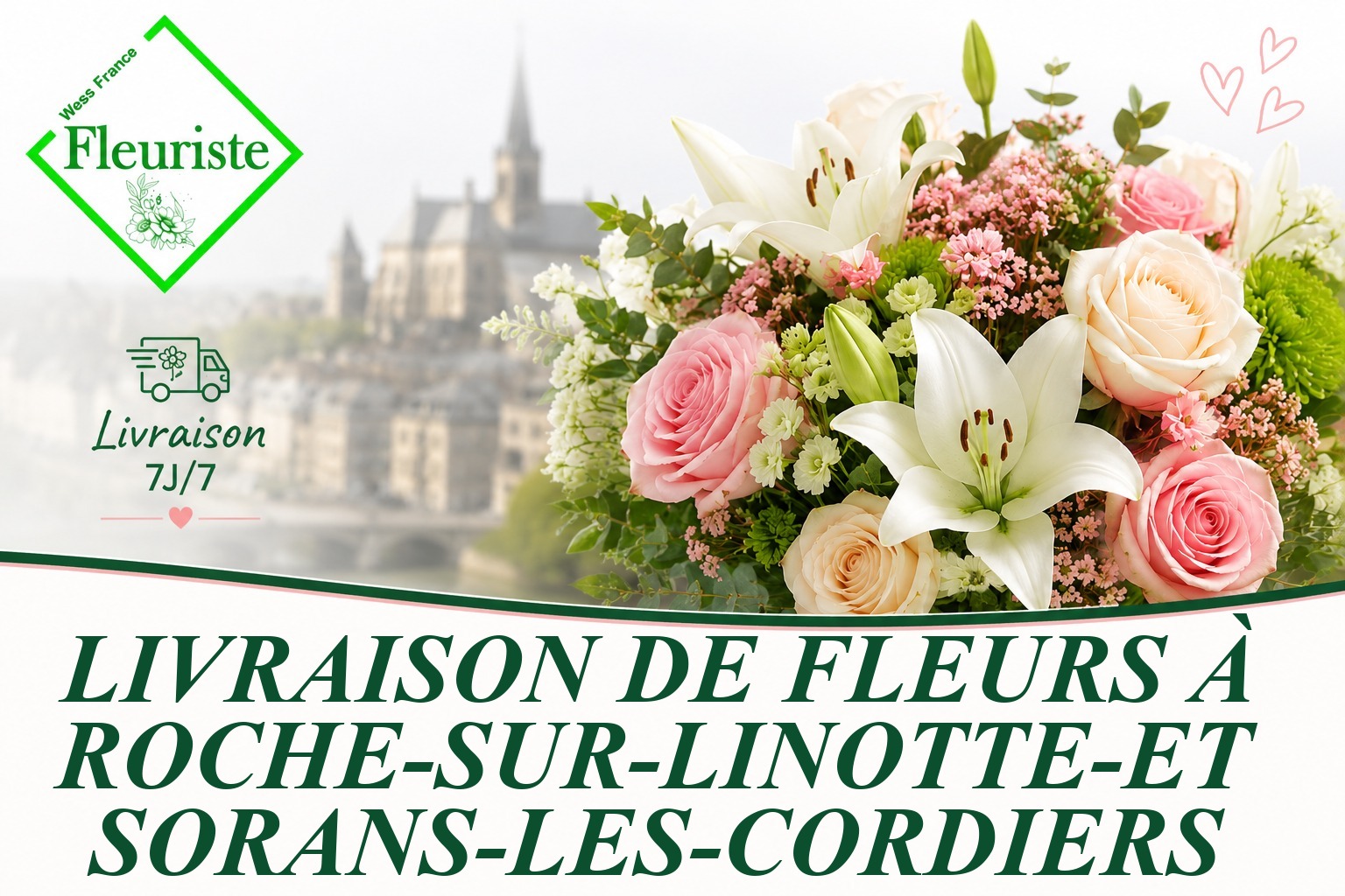 Livraison de fleurs à Roche-sur-Linotte-et-Sorans-les-Cordiers