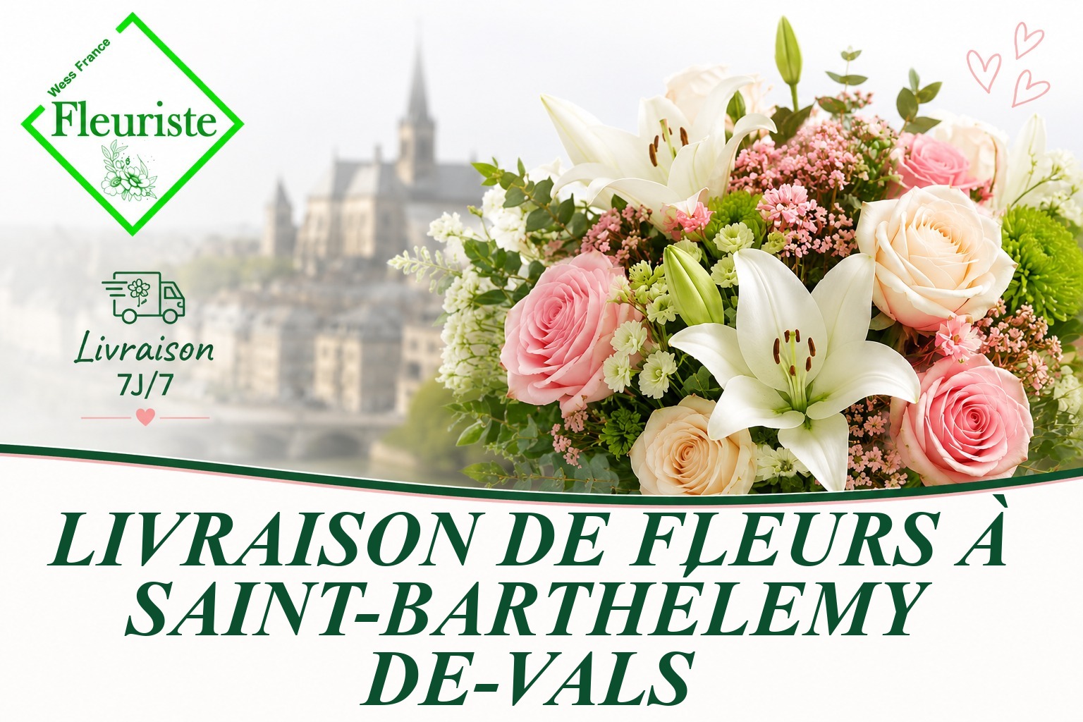 Livraison de fleurs à Saint-Barthélemy-de-Vals