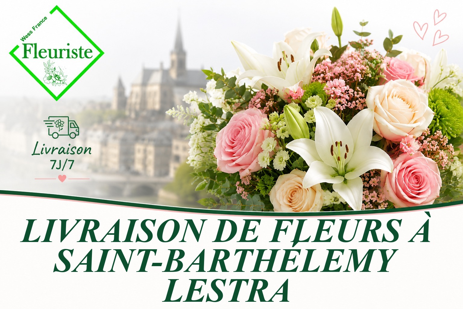 Livraison de fleurs à Saint-Barthélemy-Lestra