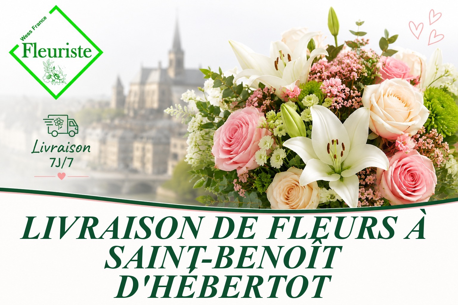Livraison de fleurs à Saint-Benoît-d'Hébertot