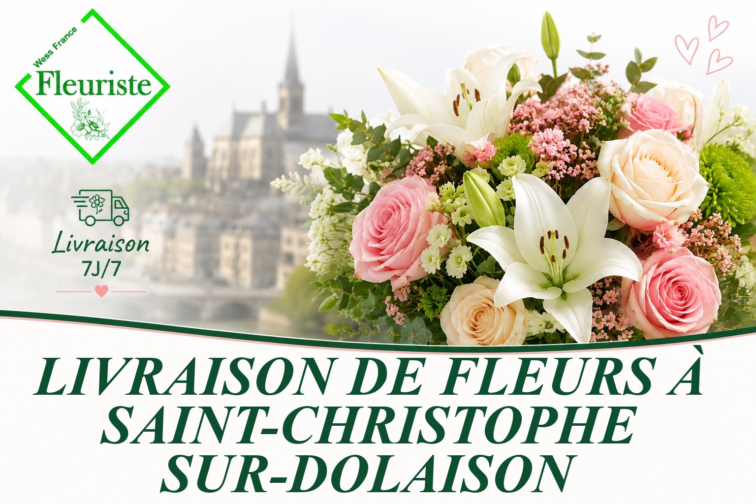 Livraison de fleurs à Saint-Christophe-sur-Dolaison