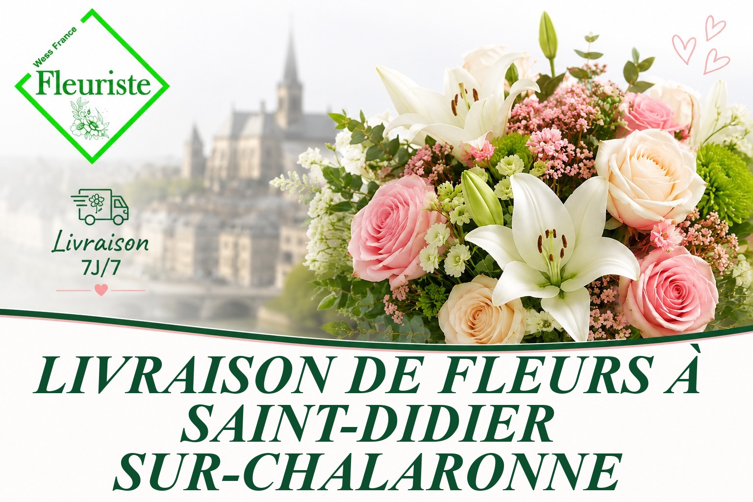 Livraison de fleurs à Saint-Didier-sur-Chalaronne