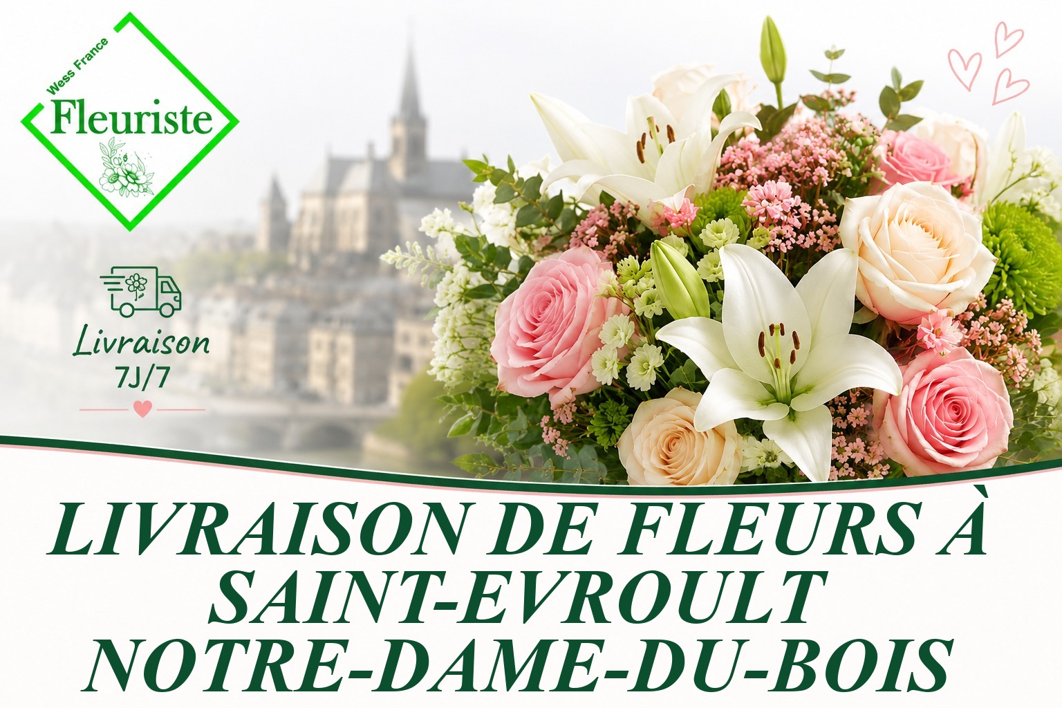 Livraison de fleurs à Saint-Evroult-Notre-Dame-du-Bois