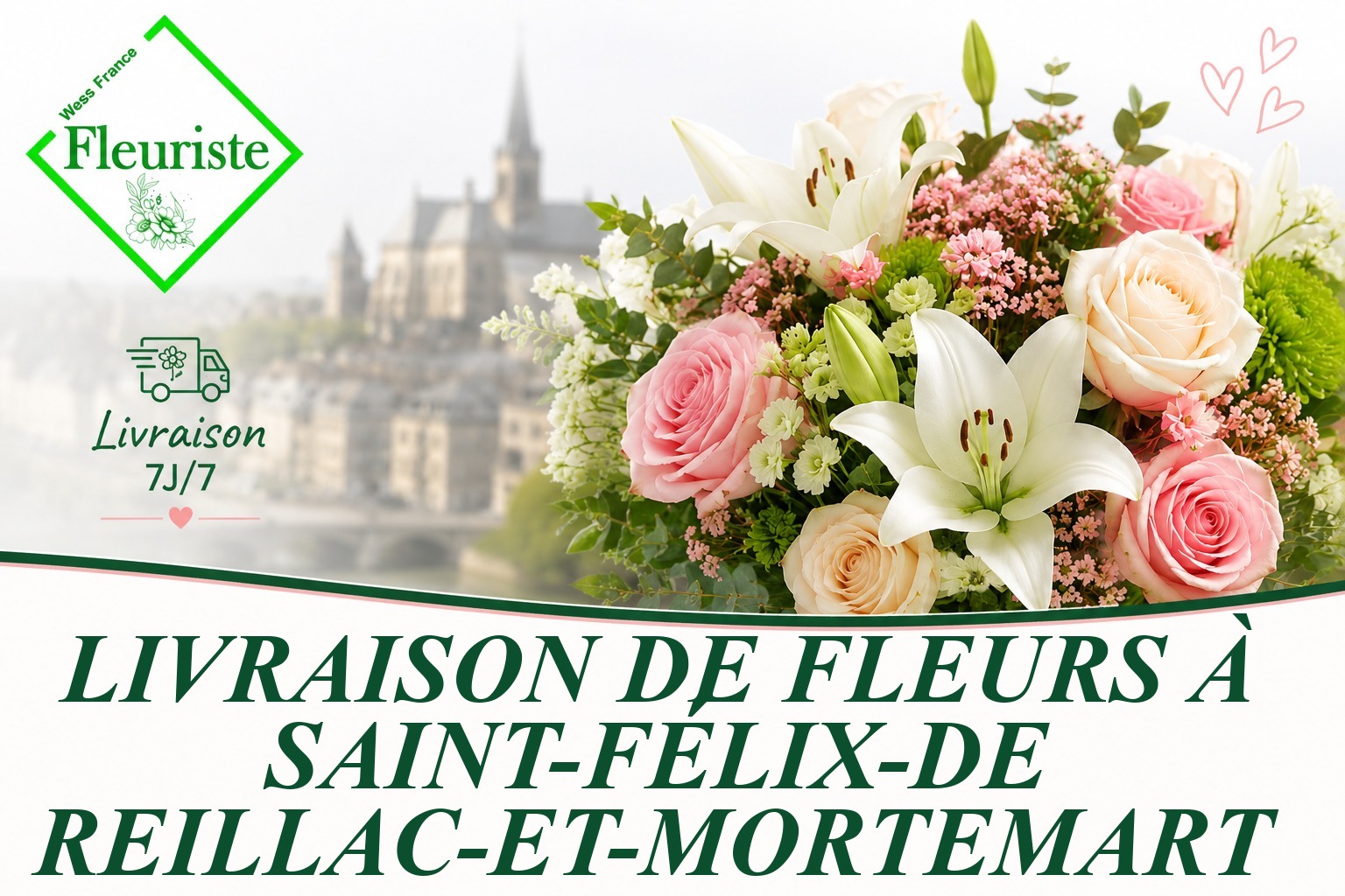 Livraison de fleurs à Saint-Félix-de-Reillac-et-Mortemart