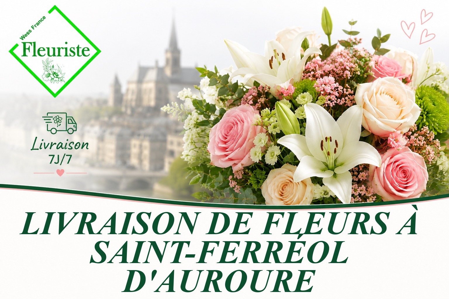 Livraison de fleurs à Saint-Ferréol-d'Auroure