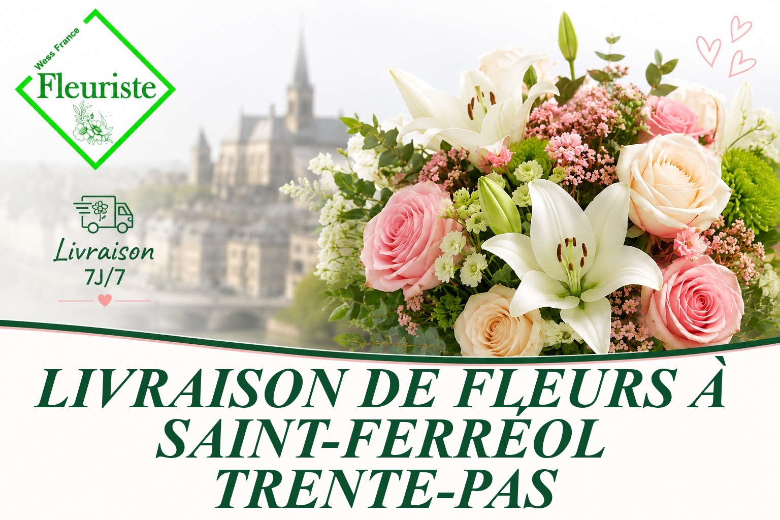 Livraison de fleurs à Saint-Ferréol-Trente-Pas