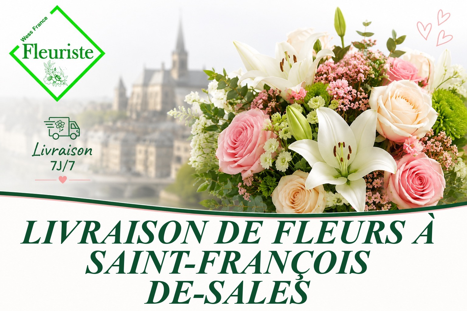Livraison de fleurs à Saint-François-de-Sales