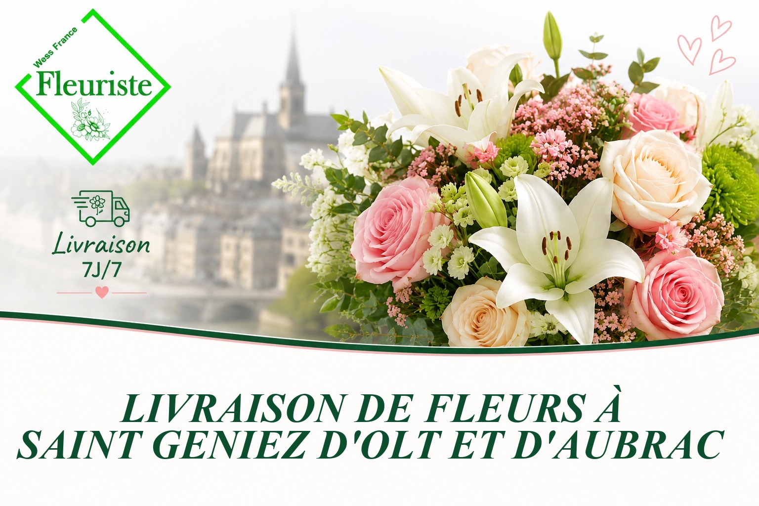 Livraison de fleurs à Saint Geniez d'Olt et d'Aubrac