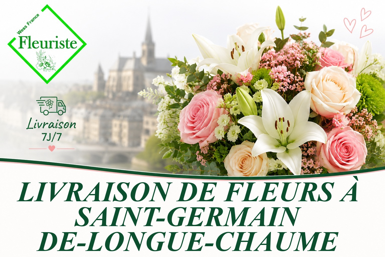 Livraison de fleurs à Saint-Germain-de-Longue-Chaume