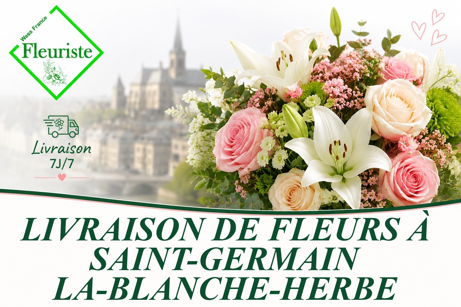Livraison de fleurs à Saint-Germain-la-Blanche-Herbe