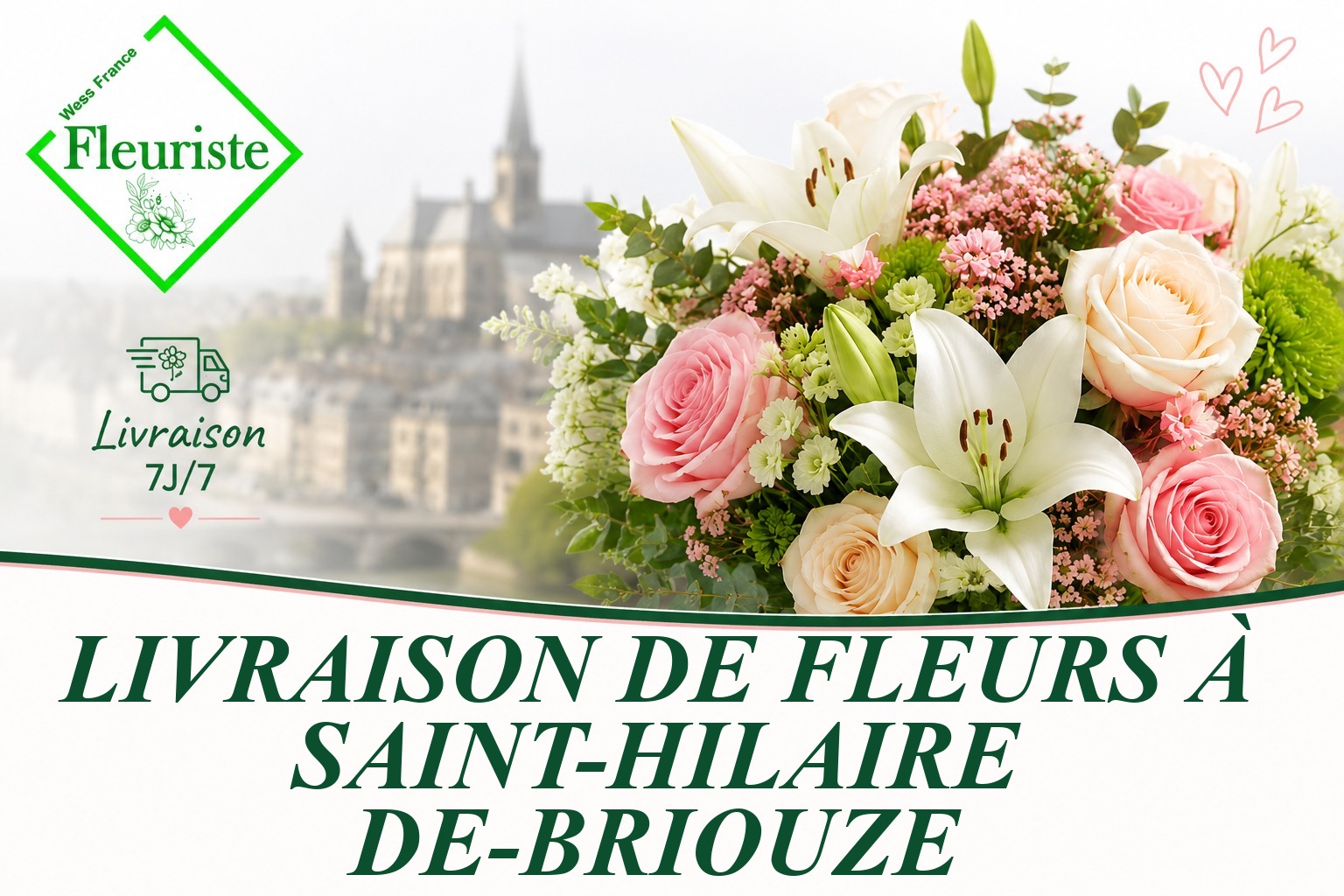 Livraison de fleurs à Saint-Hilaire-de-Briouze