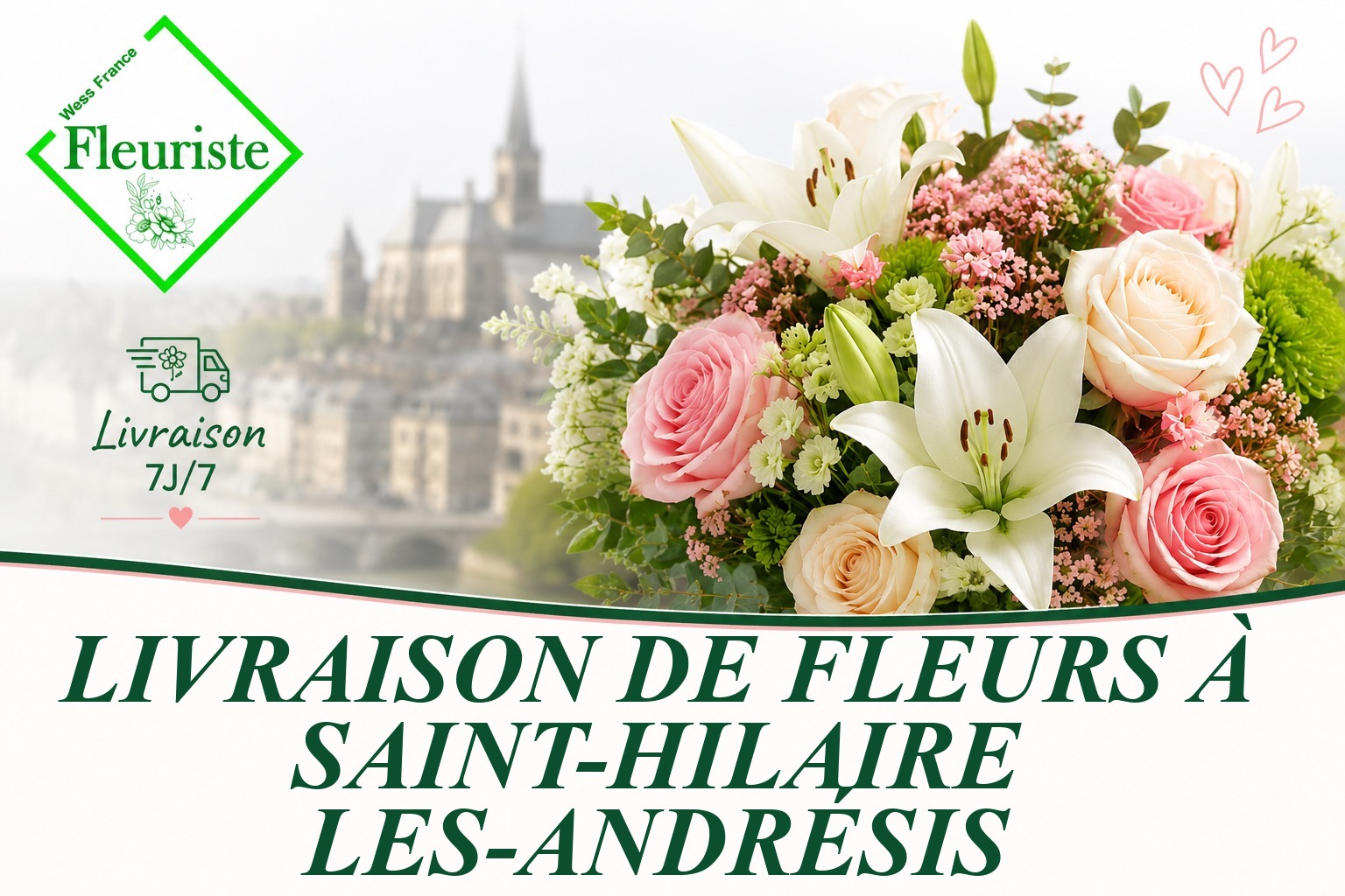 Livraison de fleurs à Saint-Hilaire-les-Andrésis