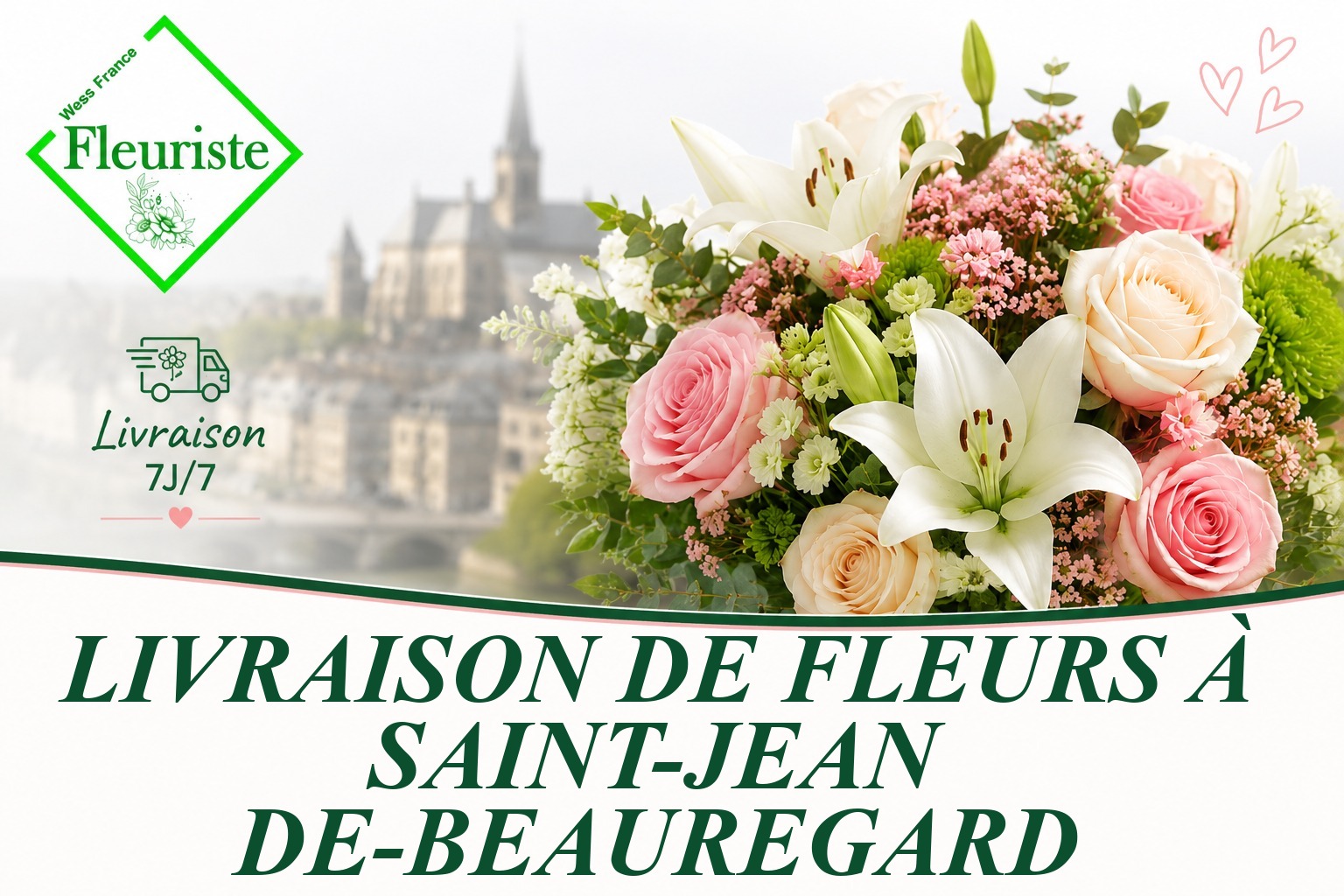 Livraison de fleurs à Saint-Jean-de-Beauregard