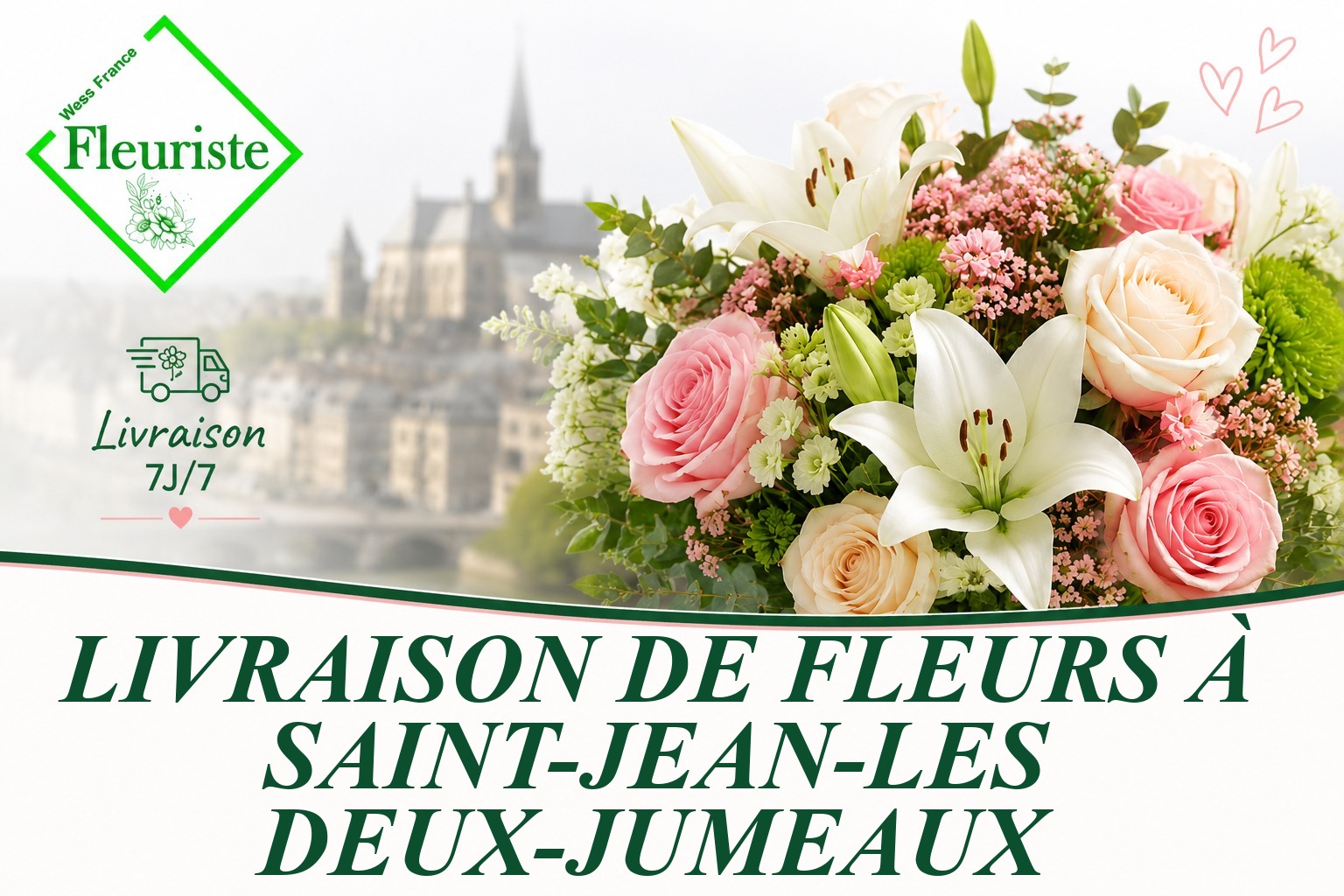 Livraison de fleurs à Saint-Jean-les-Deux-Jumeaux