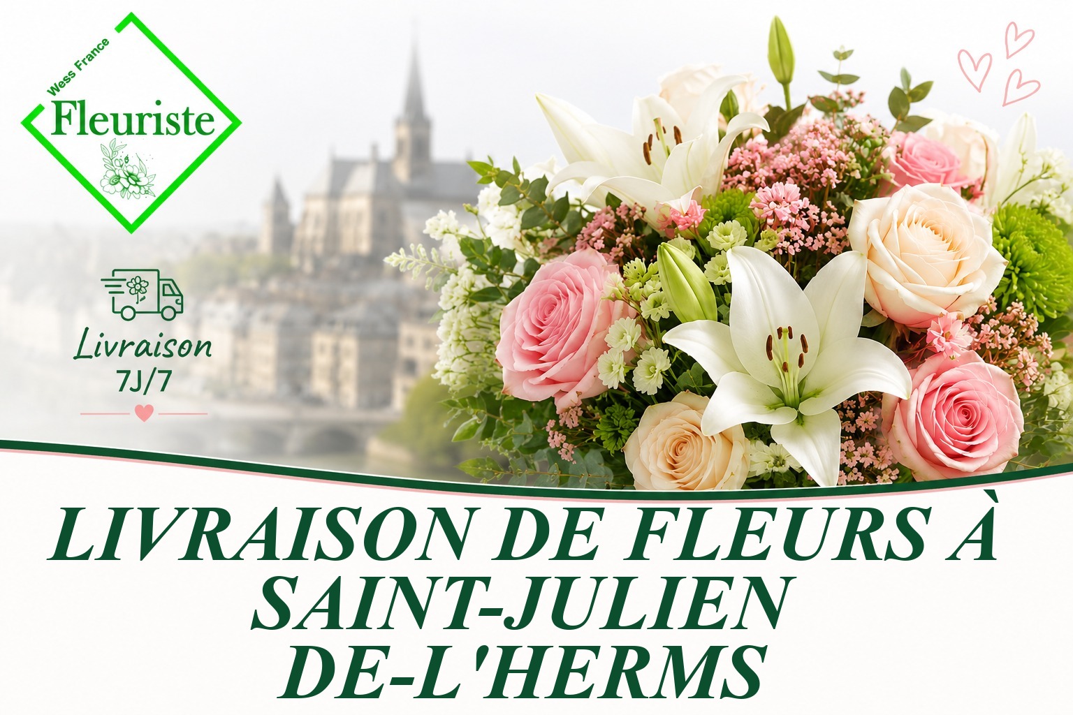 Livraison de fleurs à Saint-Julien-de-l'Herms