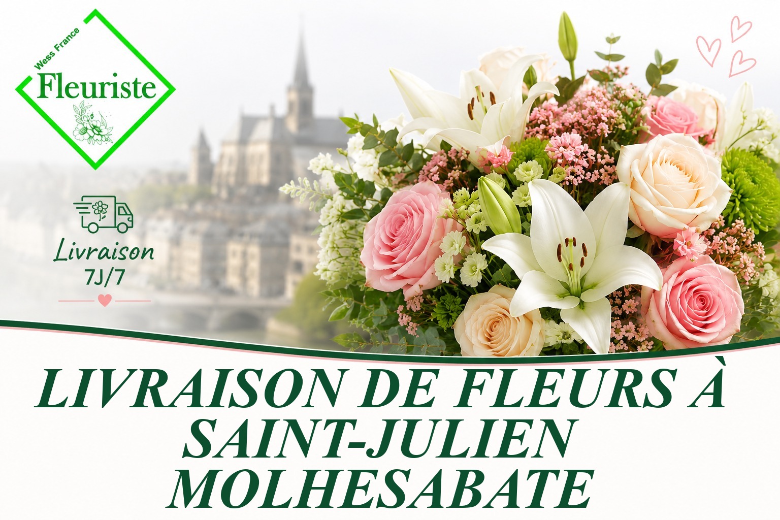 Livraison de fleurs à Saint-Julien-Molhesabate