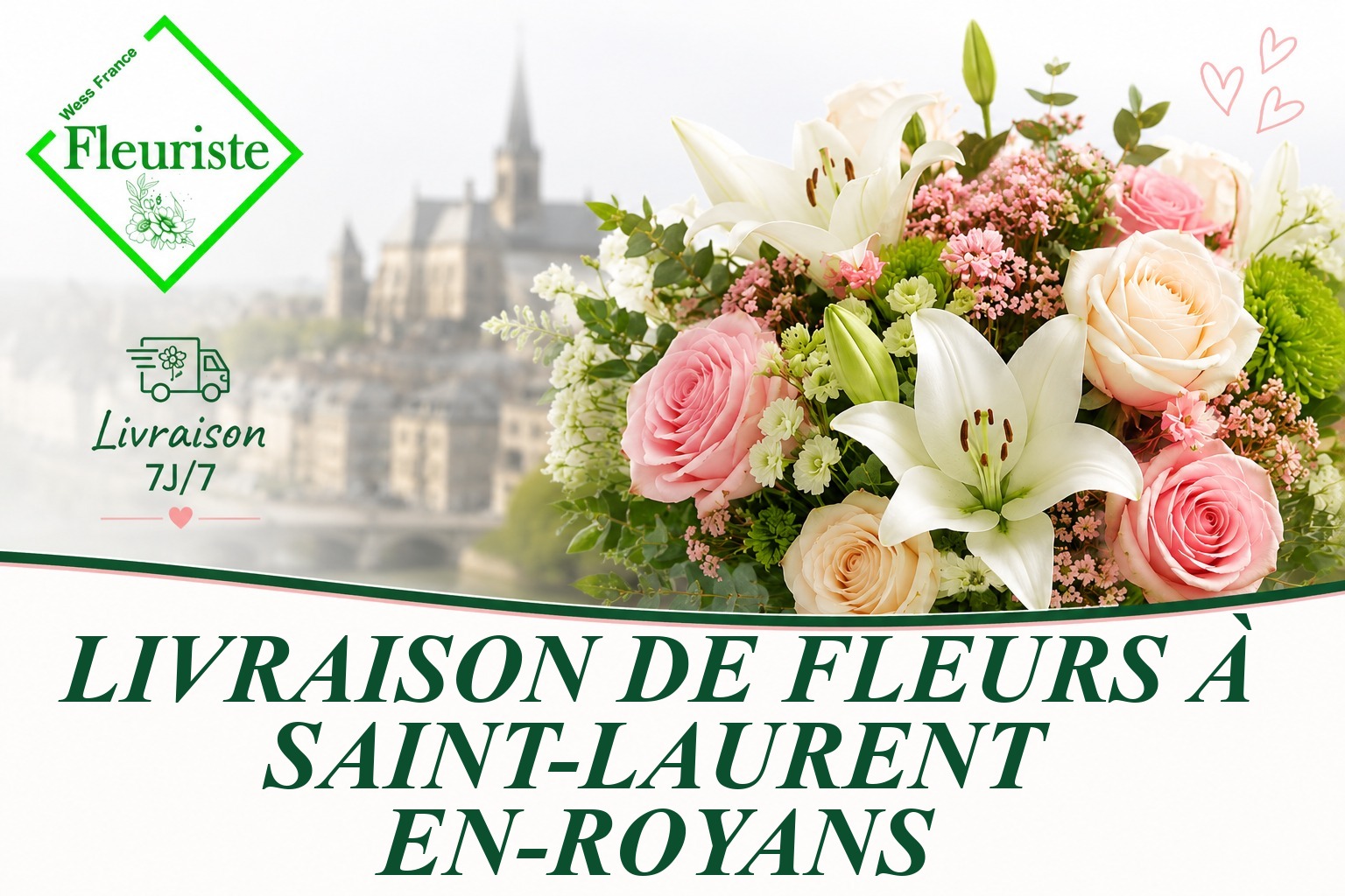 Livraison de fleurs à Saint-Laurent-en-Royans