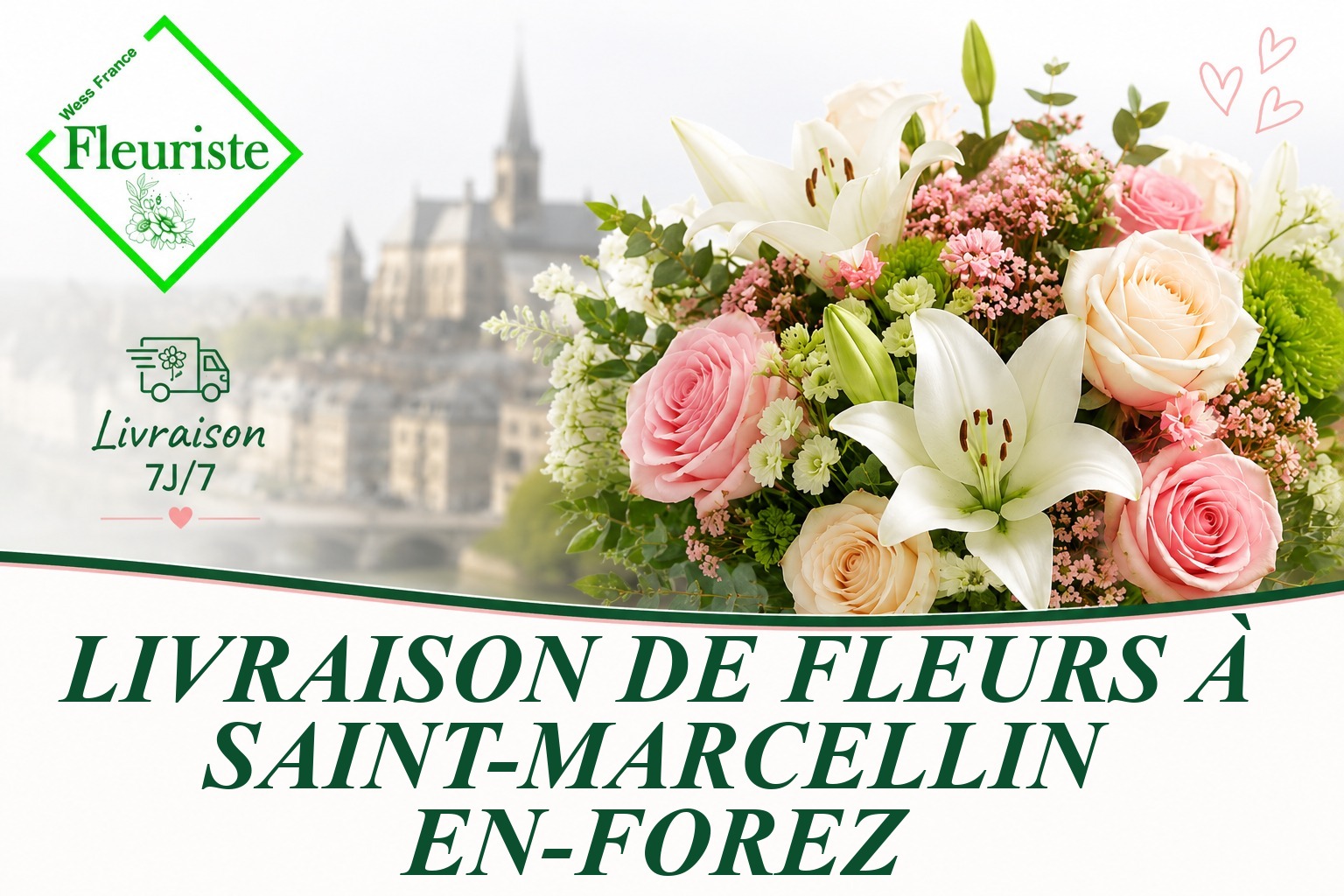 Livraison de fleurs à Saint-Marcellin-en-Forez