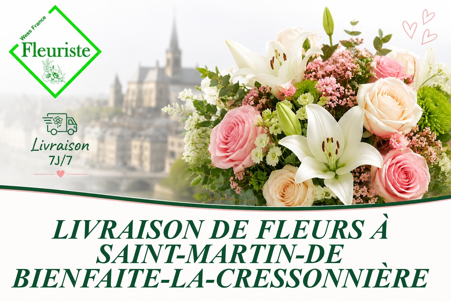 Livraison de fleurs à Saint-Martin-de-Bienfaite-la-Cressonnière