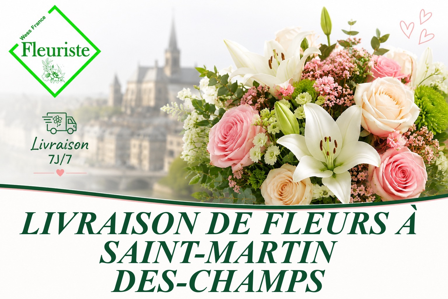 Livraison de fleurs à Saint-Martin-des-Champs