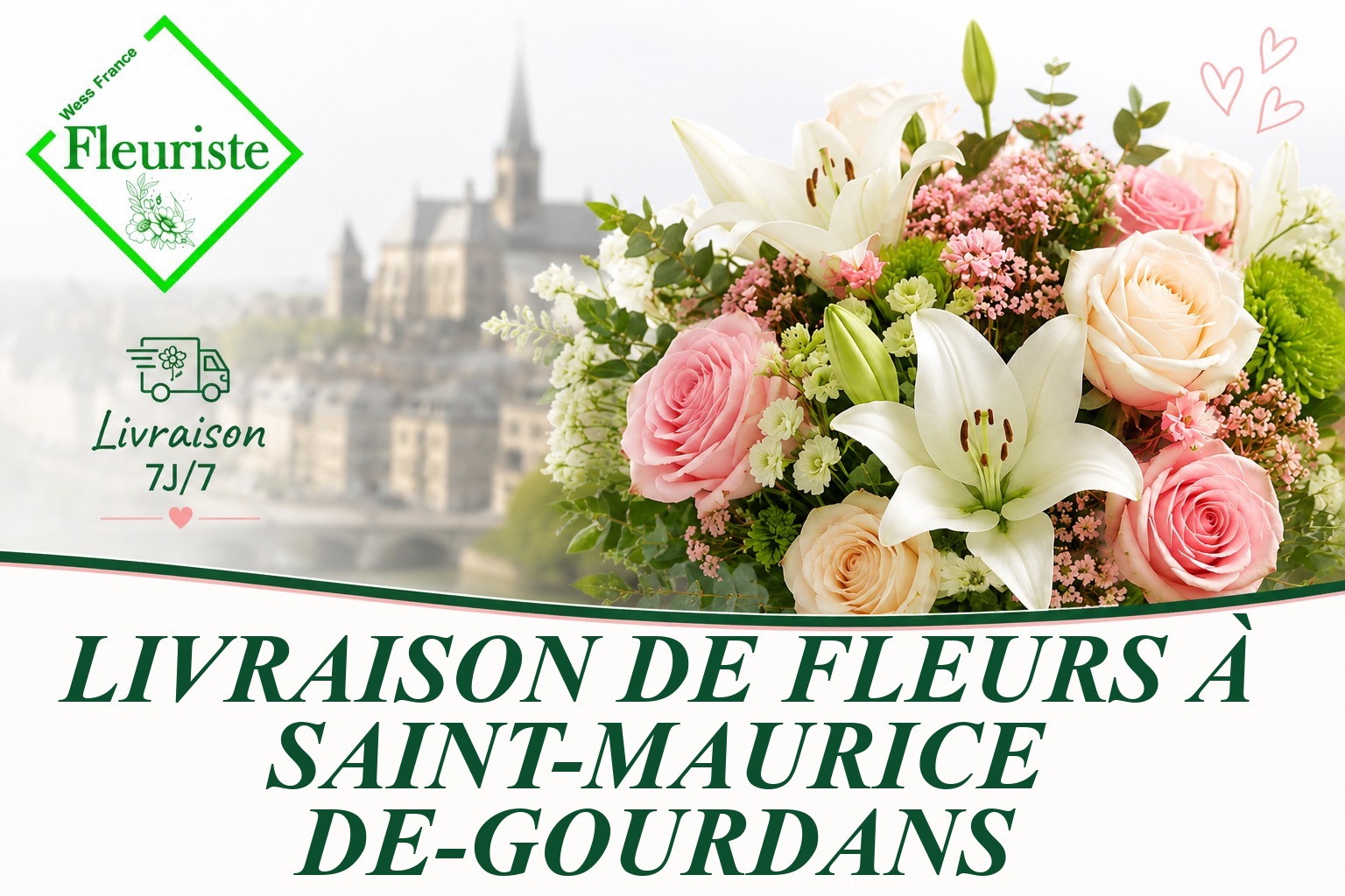 Livraison de fleurs à Saint-Maurice-de-Gourdans
