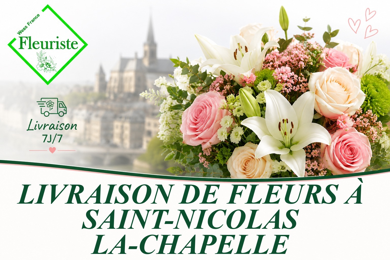 Livraison de fleurs à Saint-Nicolas-la-Chapelle