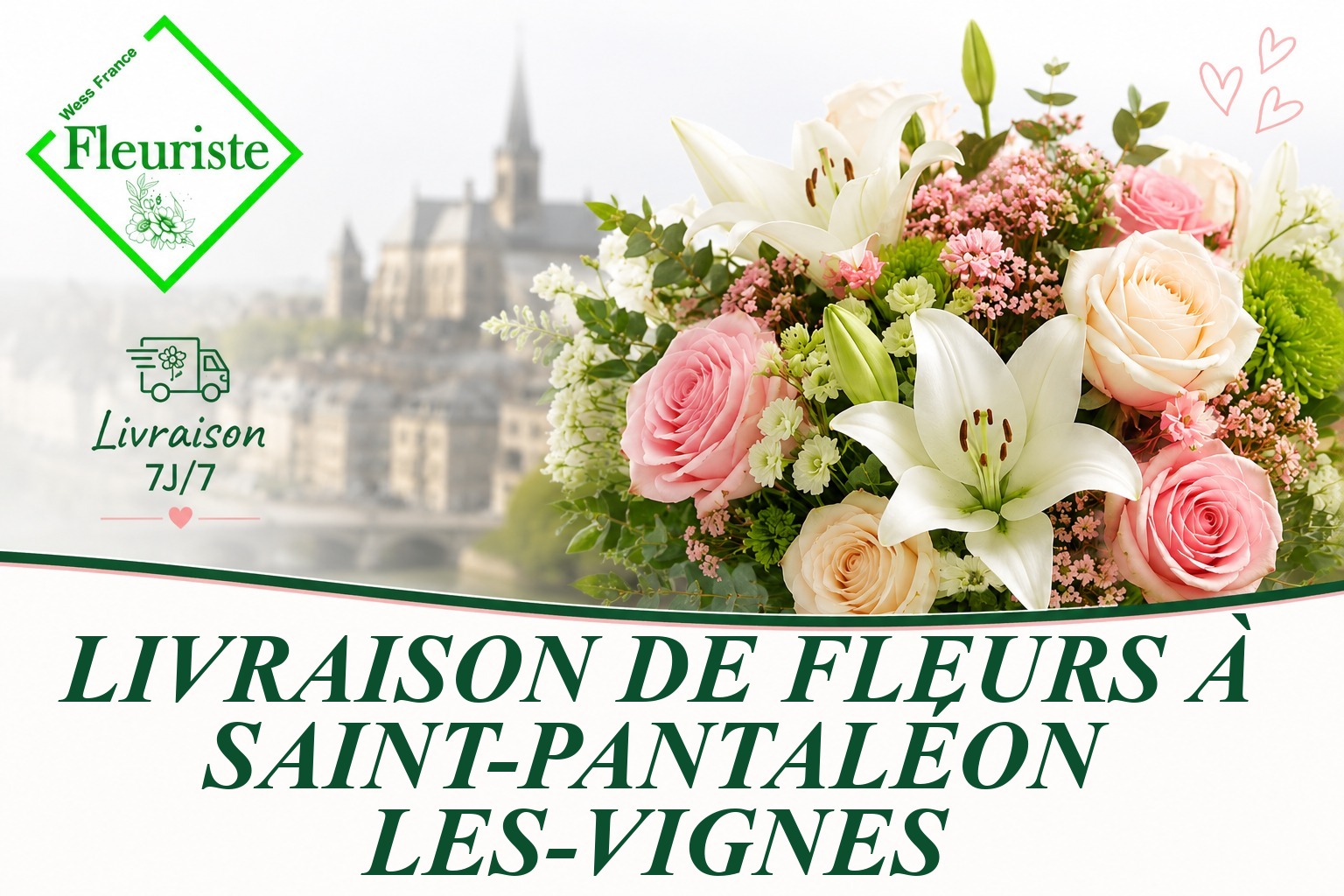Livraison de fleurs à Saint-Pantaléon-les-Vignes