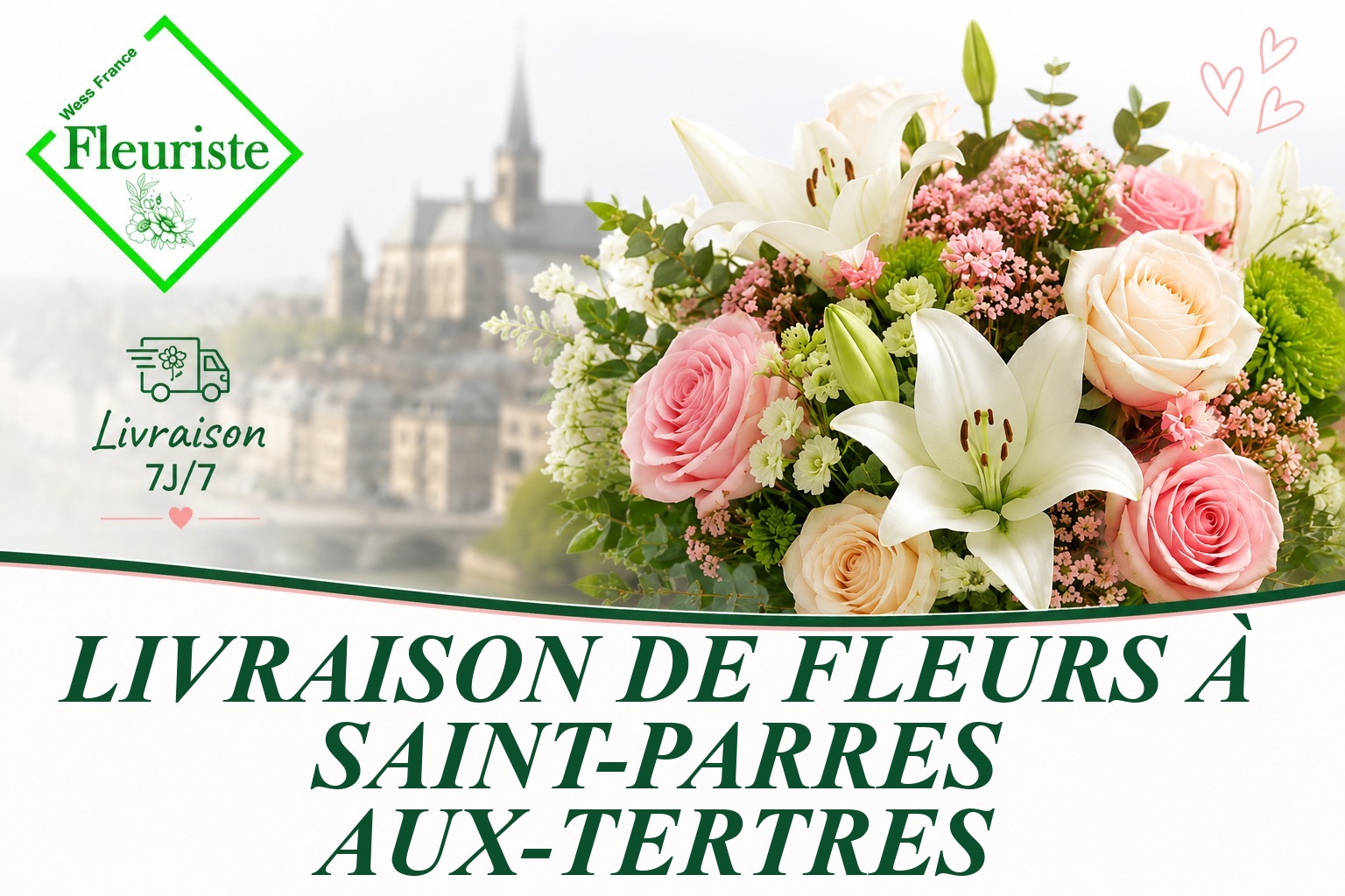 Livraison de fleurs à Saint-Parres-aux-Tertres
