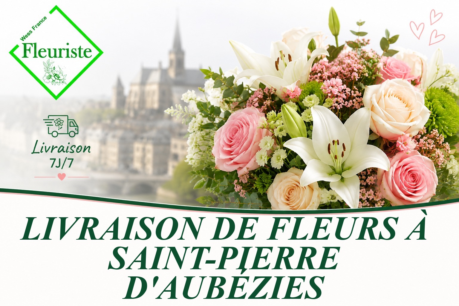 Livraison de fleurs à Saint-Pierre-d'Aubézies