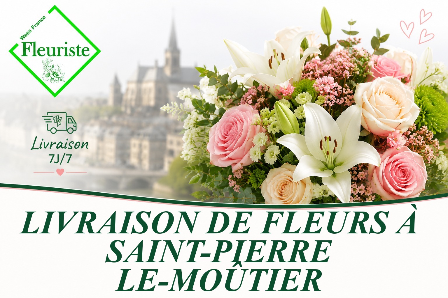 Livraison de fleurs à Saint-Pierre-le-Moûtier
