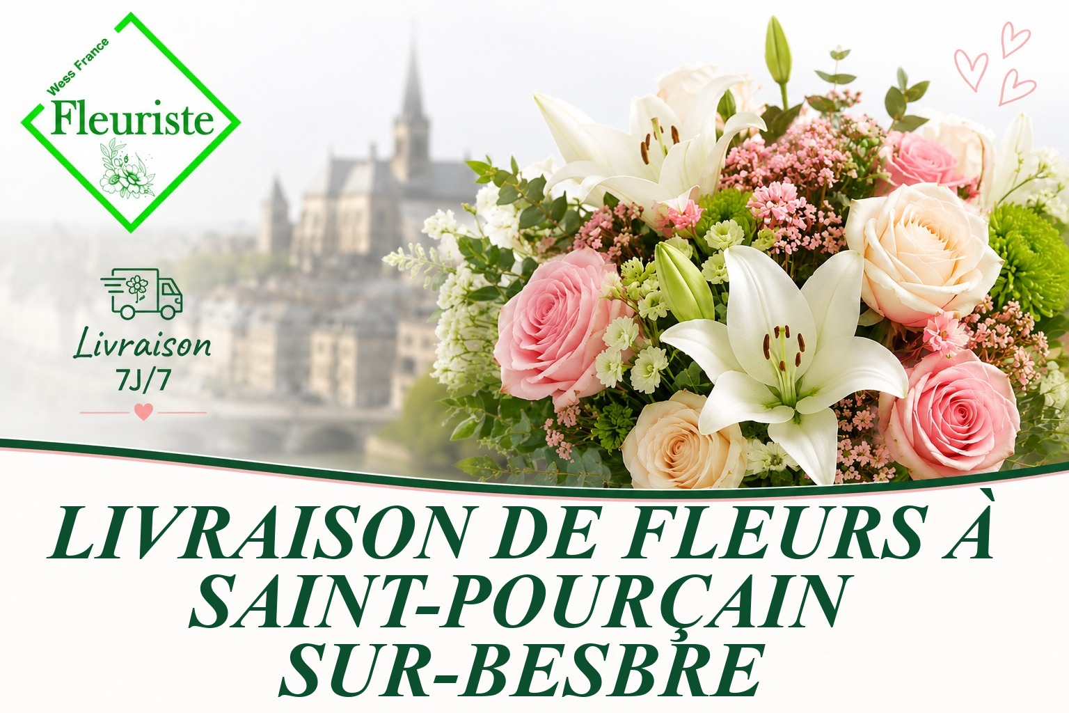 Livraison de fleurs à Saint-Pourçain-sur-Besbre