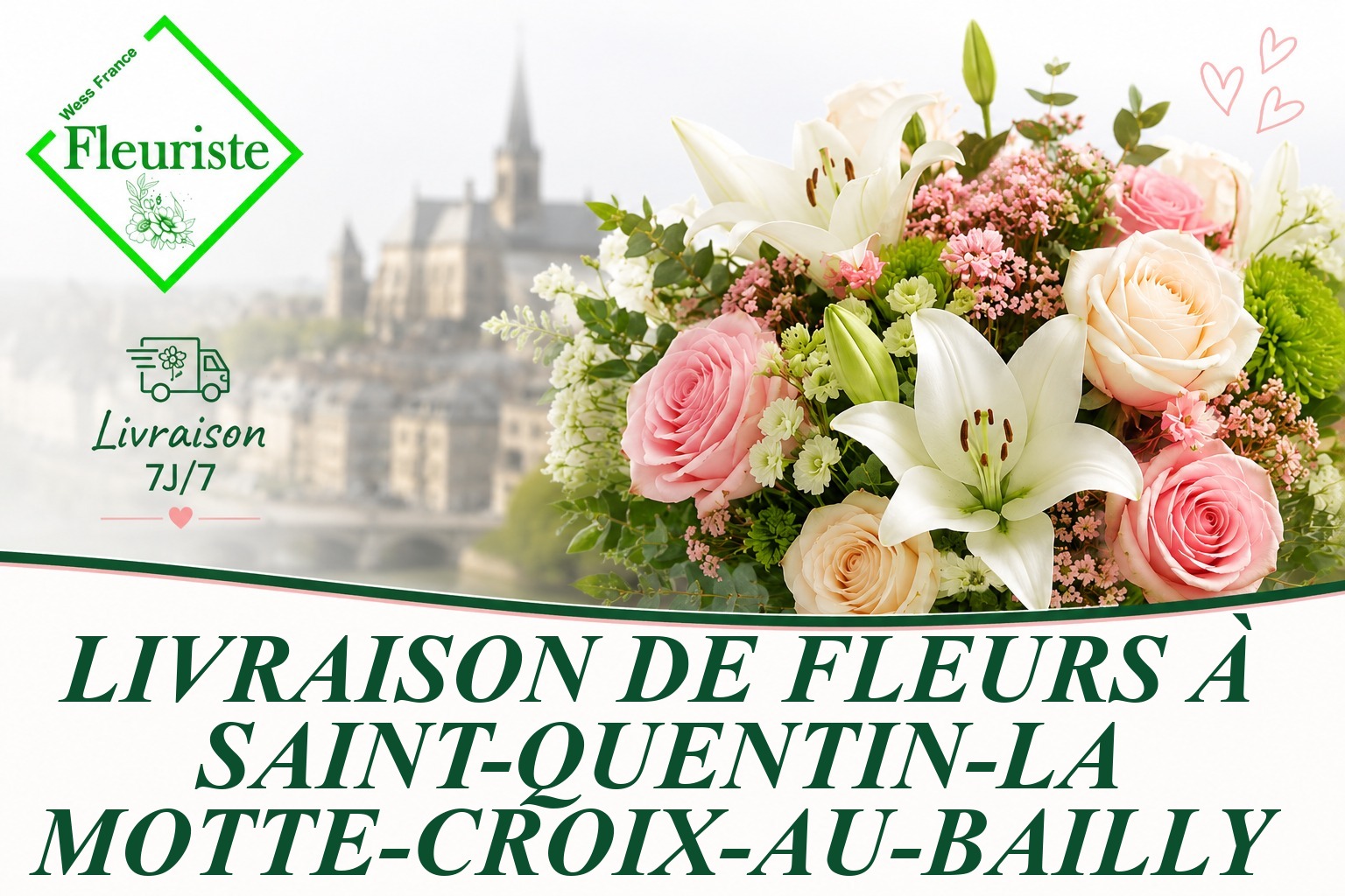 Livraison de fleurs à Saint-Quentin-la-Motte-Croix-au-Bailly