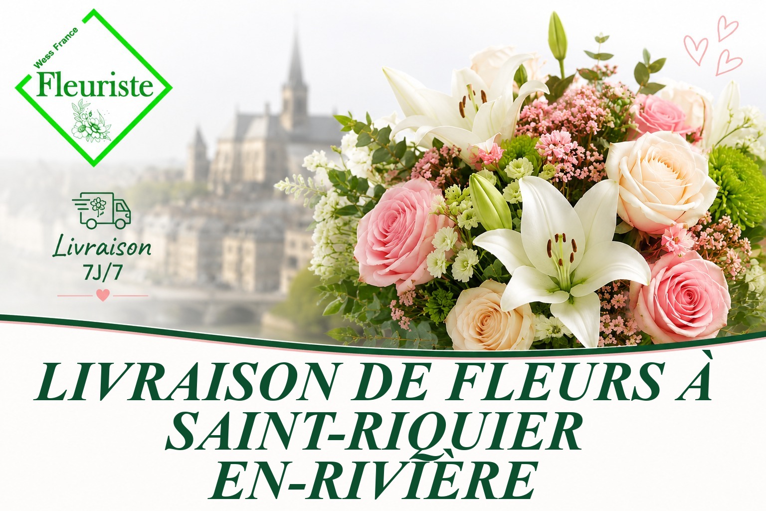 Livraison de fleurs à Saint-Riquier-en-Rivière
