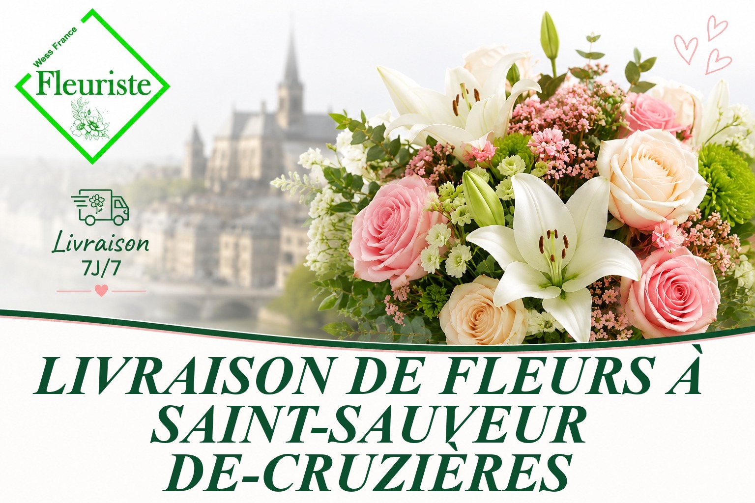 Livraison de fleurs à Saint-Sauveur-de-Cruzières