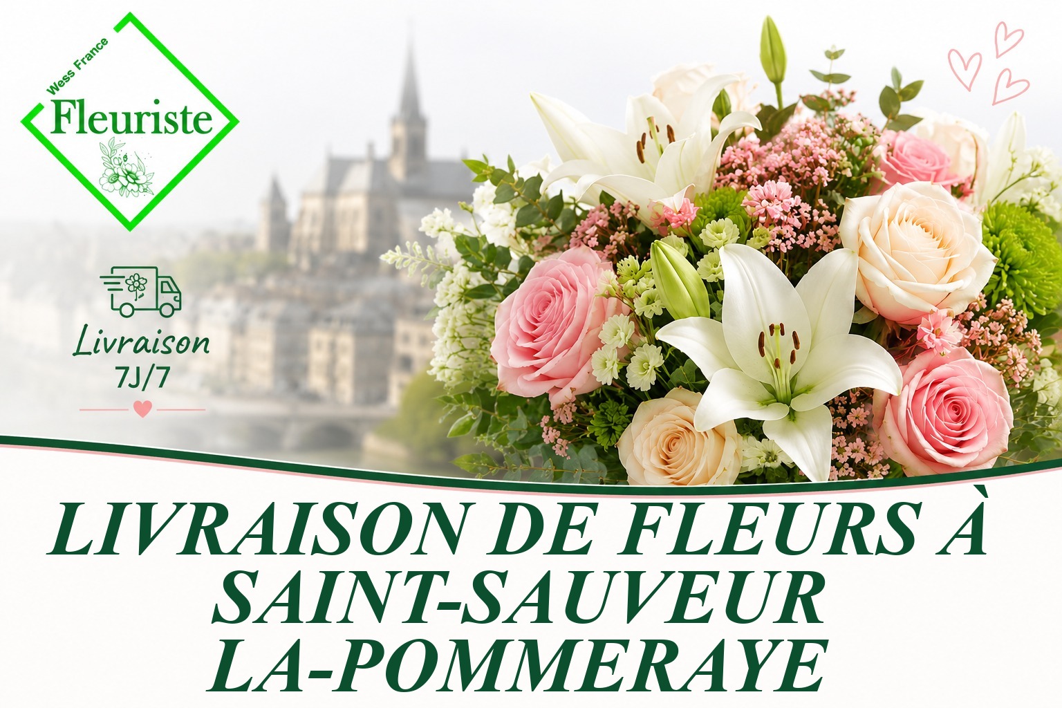 Livraison de fleurs à Saint-Sauveur-la-Pommeraye
